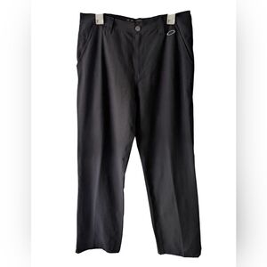 Oakley Men's Flat Front Black Dress Pants W34 L32